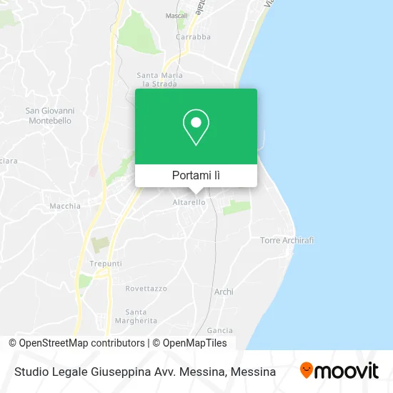 Mappa Studio Legale Giuseppina Avv. Messina