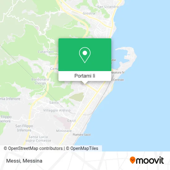 Mappa Messi