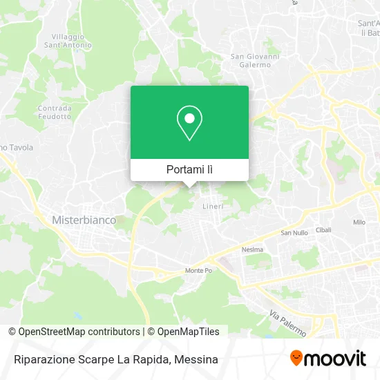 Mappa Riparazione Scarpe La Rapida