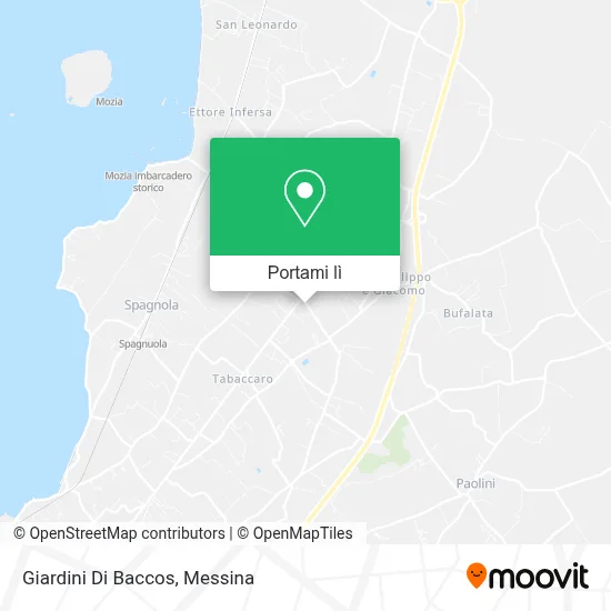 Mappa Giardini Di Baccos