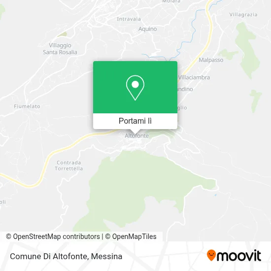 Mappa Comune Di Altofonte