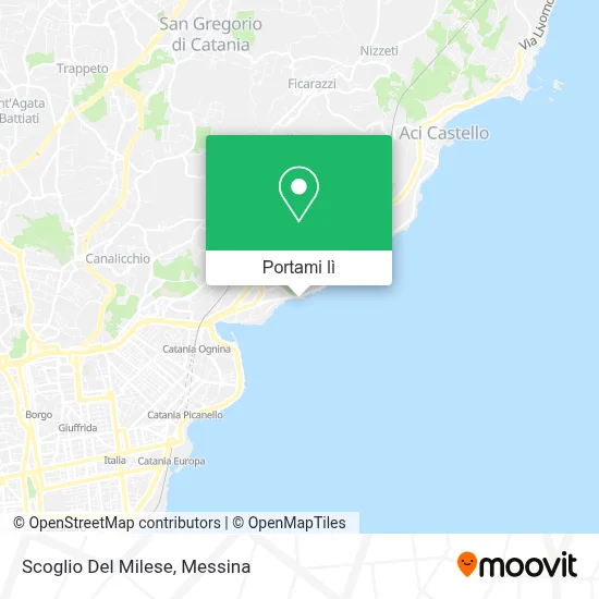 Mappa Scoglio Del Milese