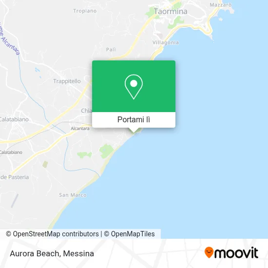 Mappa Aurora Beach