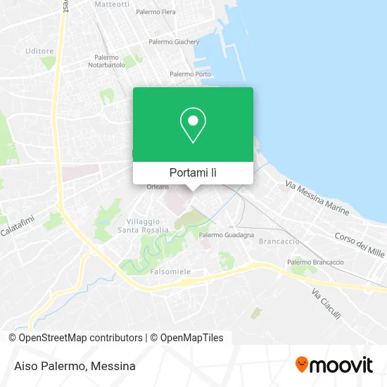 Mappa Aiso Palermo