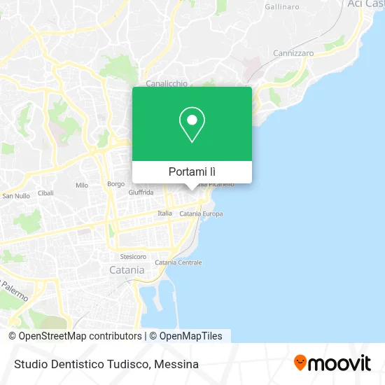 Mappa Studio Dentistico Tudisco