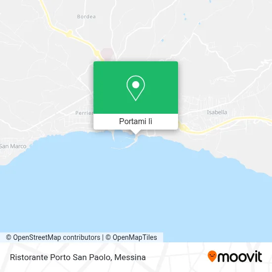 Mappa Ristorante Porto San Paolo