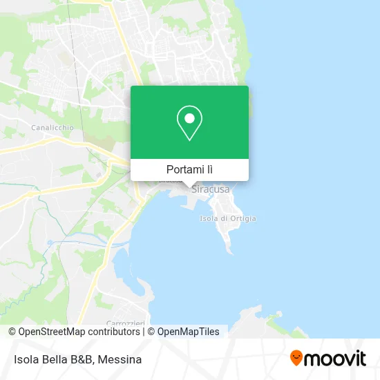 Mappa Isola Bella B&B