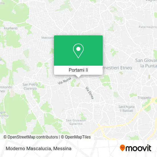 Mappa Moderno Mascalucia