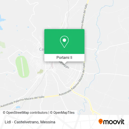 Mappa Lidl - Castelvetrano