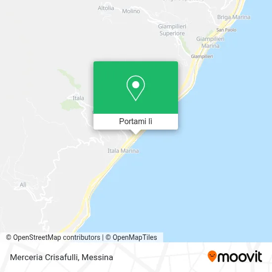 Mappa Merceria Crisafulli