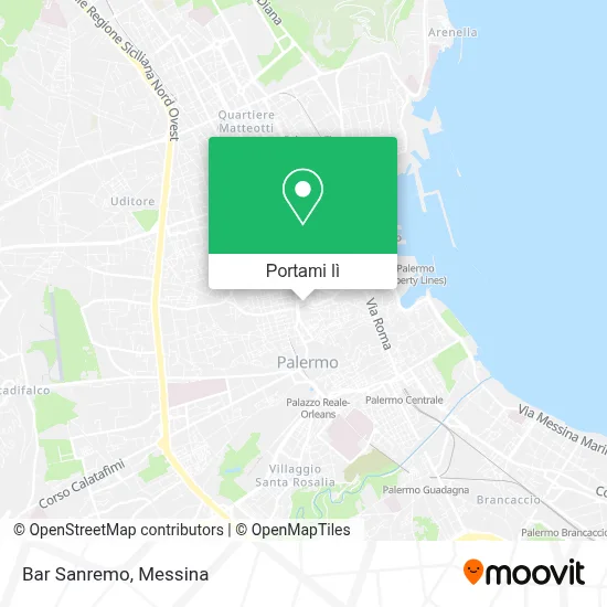 Mappa Bar Sanremo