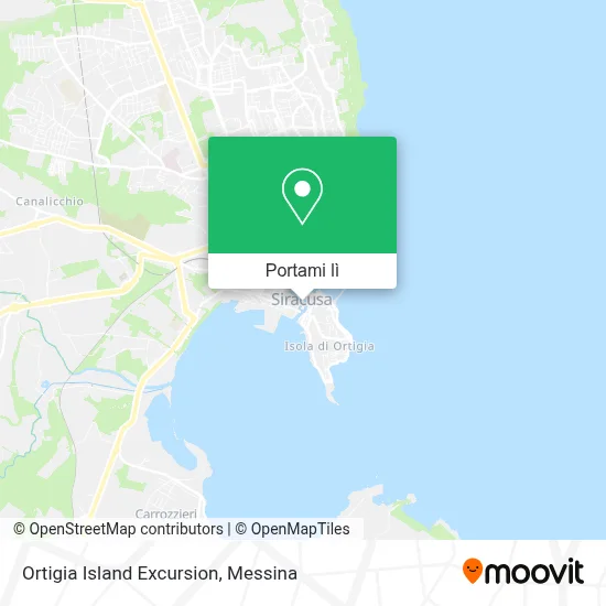 Mappa Ortigia Island Excursion
