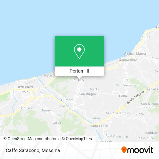 Mappa Caffe Saraceno