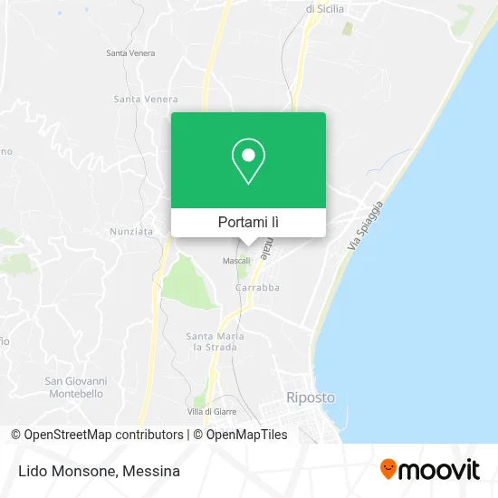Mappa Lido Monsone