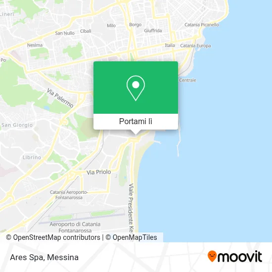 Mappa Ares Spa