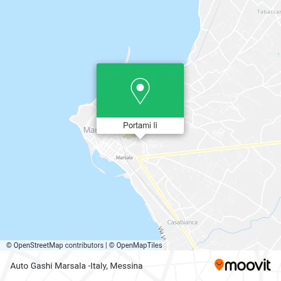 Mappa Auto Gashi Marsala -Italy