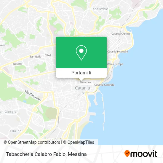 Mappa Tabaccheria Calabro Fabio