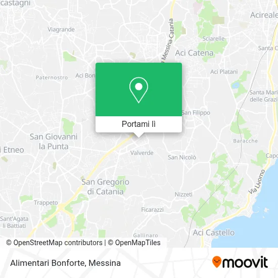 Mappa Alimentari Bonforte