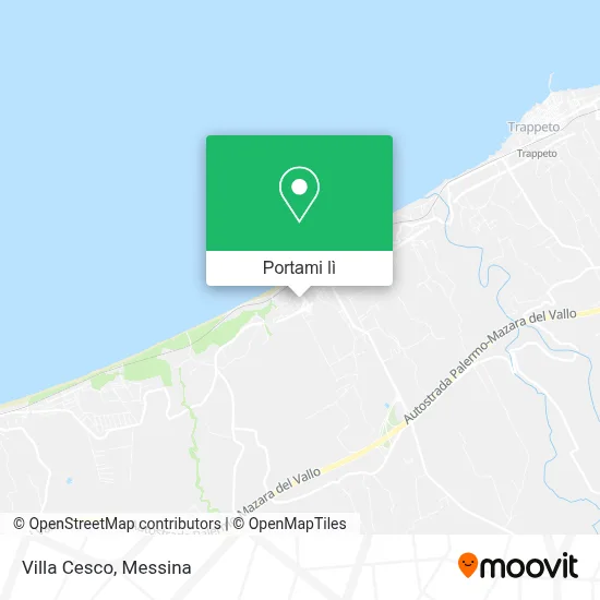 Mappa Villa Cesco