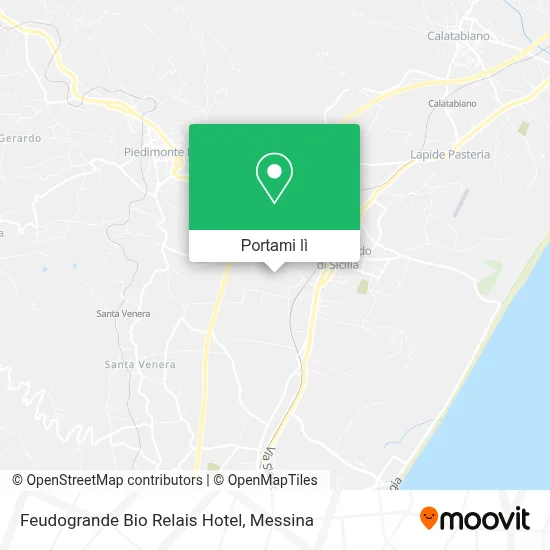 Mappa Feudogrande Bio Relais Hotel
