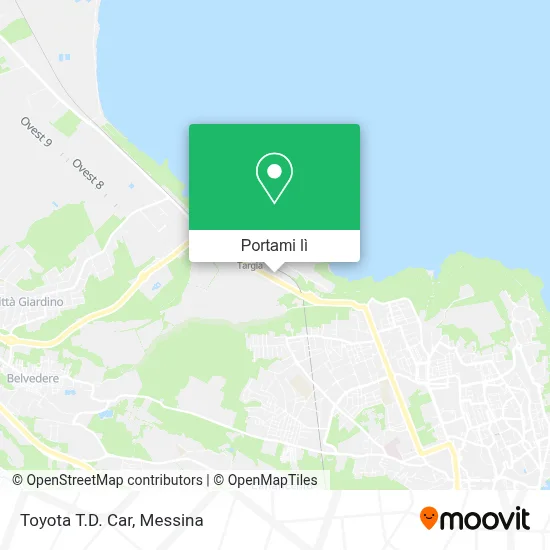 Mappa Toyota T.D. Car