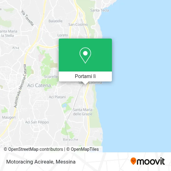 Mappa Motoracing Acireale