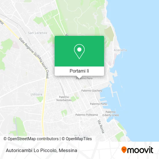 Mappa Autoricambi Lo Piccolo