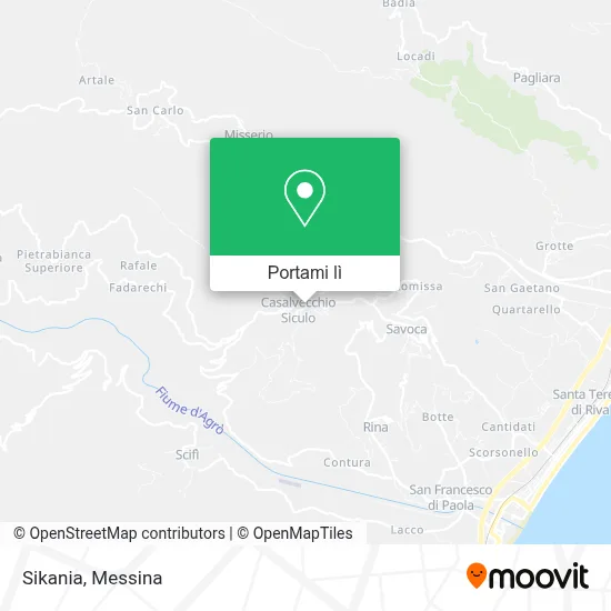 Mappa Sikania