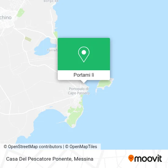Mappa Casa Del Pescatore Ponente