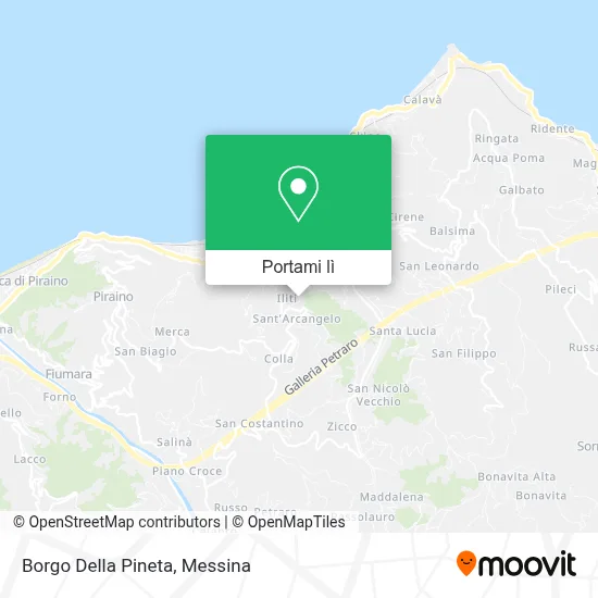 Mappa Borgo Della Pineta