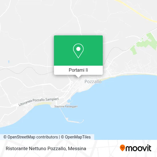 Mappa Ristorante Nettuno Pozzallo