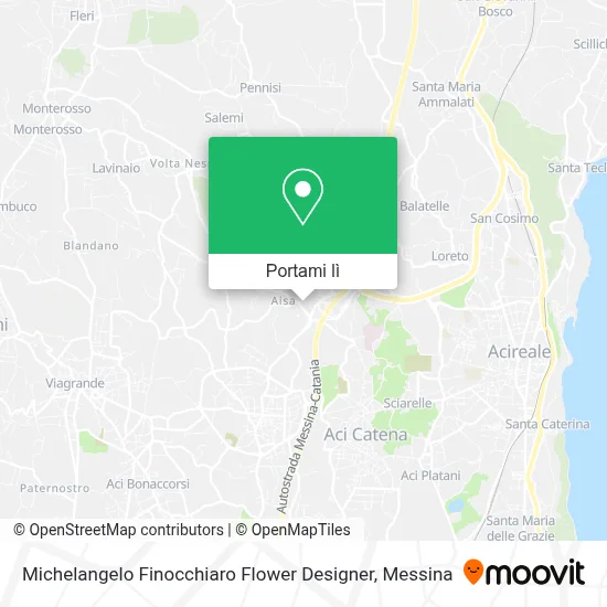 Mappa Michelangelo Finocchiaro Flower Designer