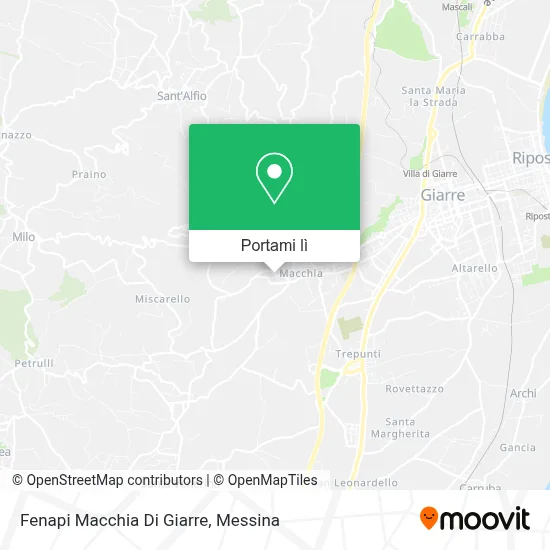 Mappa Fenapi Macchia Di Giarre