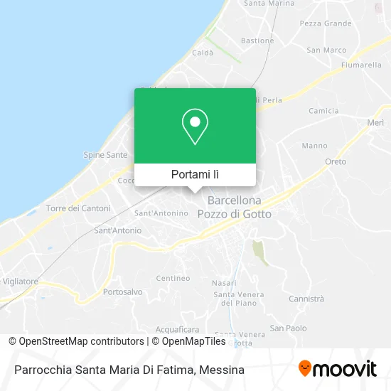 Mappa Parrocchia Santa Maria Di Fatima