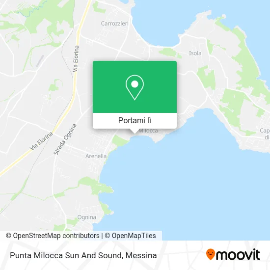 Mappa Punta Milocca Sun And Sound