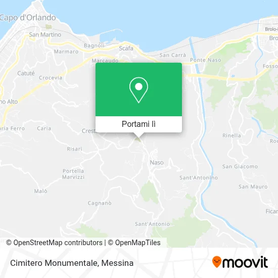 Mappa Cimitero Monumentale