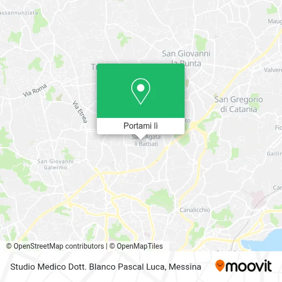 Mappa Studio Medico Dott. Blanco Pascal Luca
