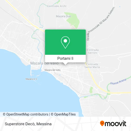 Mappa Superstore Decò