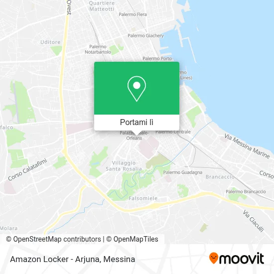 Mappa Amazon Locker - Arjuna