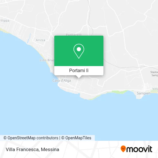 Mappa Villa Francesca