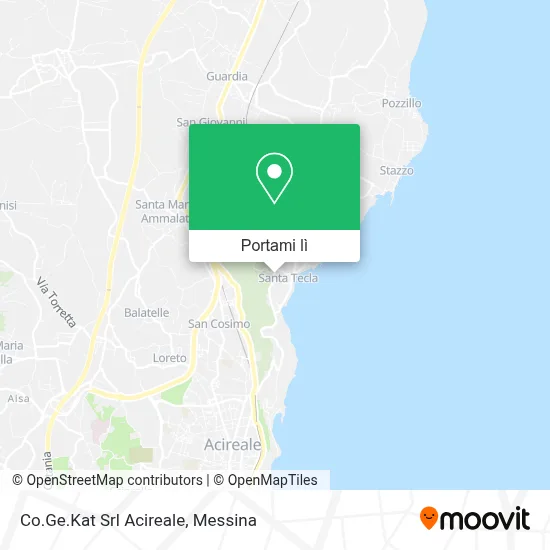 Mappa Co.Ge.Kat Srl Acireale