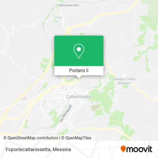Mappa Fcportecaltanissetta