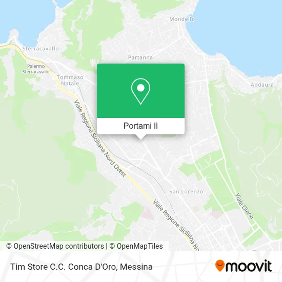 Mappa Tim Store C.C. Conca D'Oro