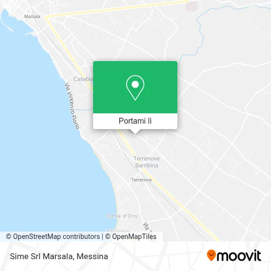Mappa Sime Srl Marsala