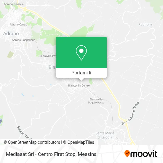 Mappa Mediasat Srl - Centro First Stop