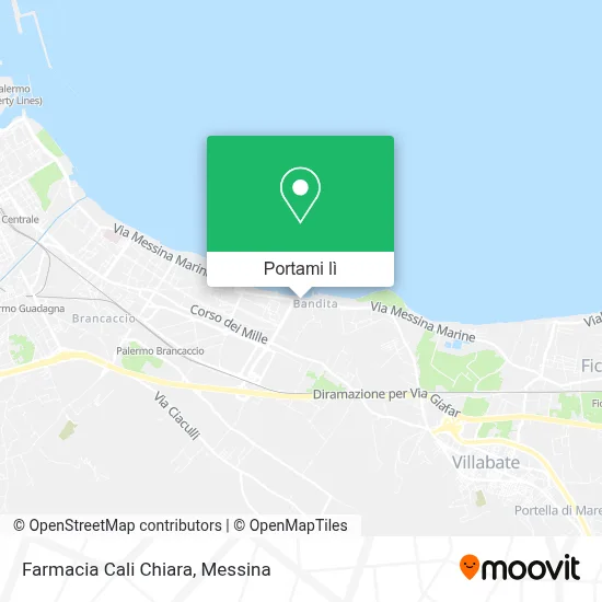 Mappa Farmacia Cali Chiara