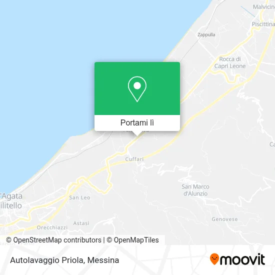 Mappa Autolavaggio Priola