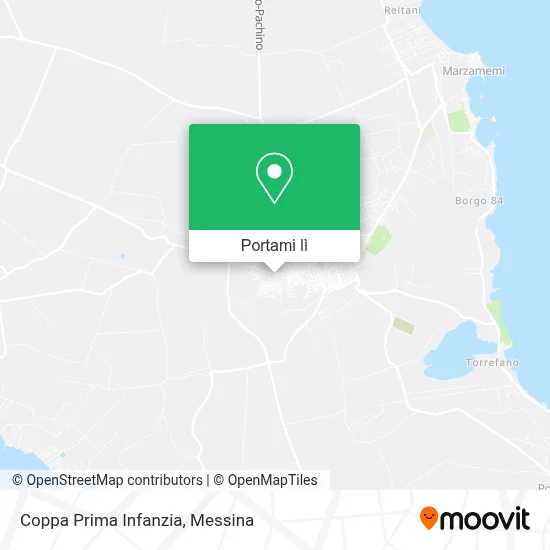 Mappa Coppa Prima Infanzia
