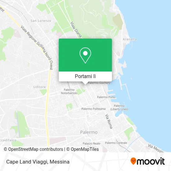 Mappa Cape Land Viaggi