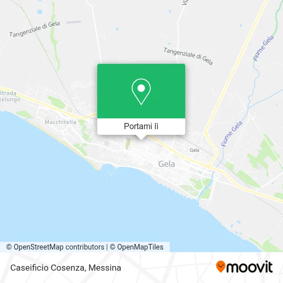 Mappa Caseificio Cosenza